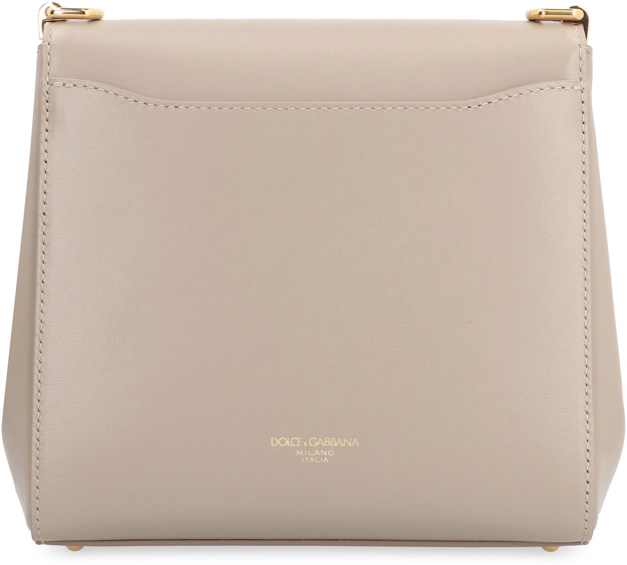 Dolce & Gabbana City Marlene leather crossbody bag Taupe