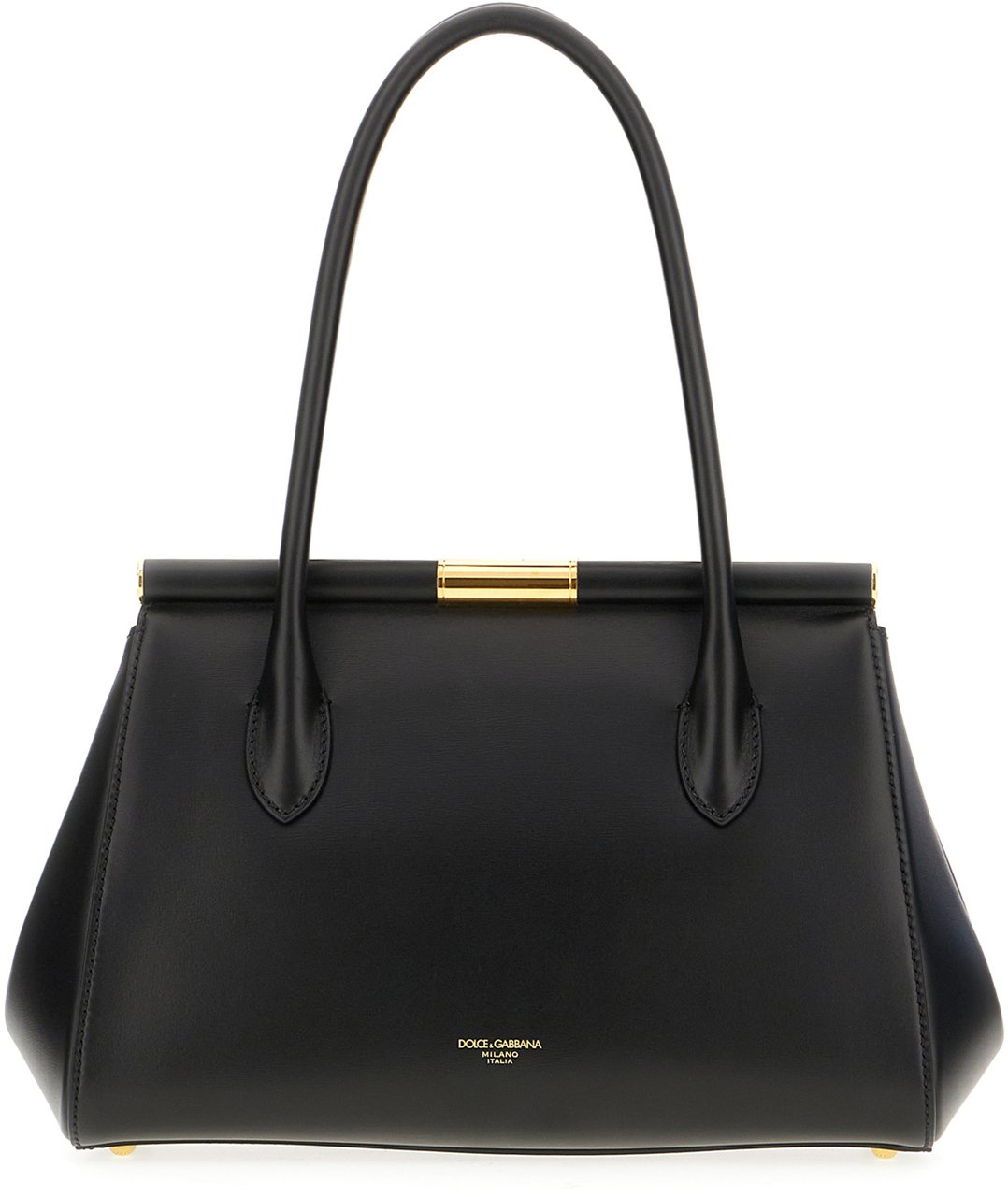 Dolce & Gabbana Dolce&gabbana Black leather Marlene handbag Zwart