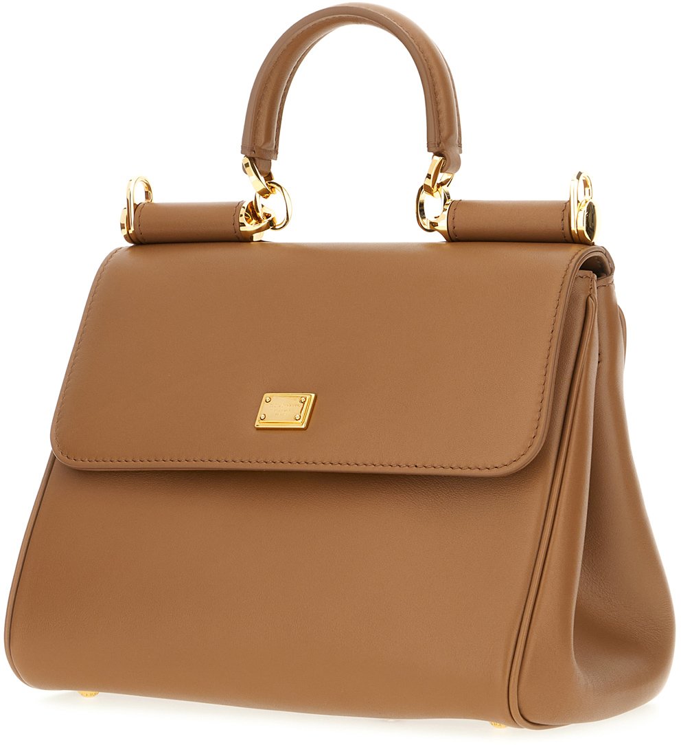 Dolce & Gabbana Dolce&gabbana Brown leather My Sicily handbag Bruin