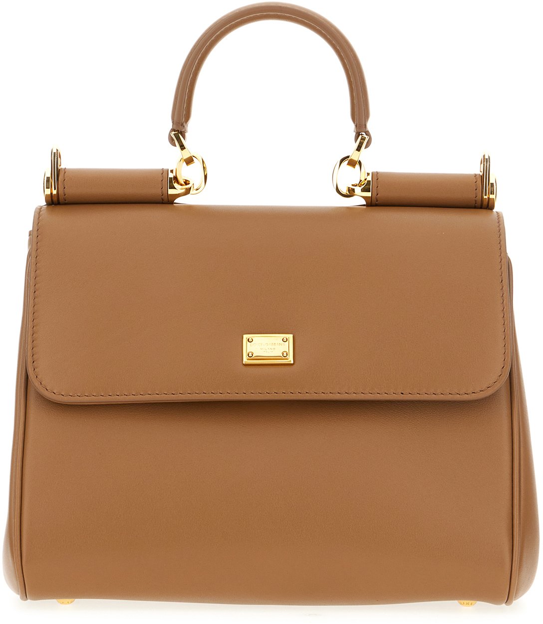 Dolce & Gabbana Dolce&gabbana Brown leather My Sicily handbag Bruin
