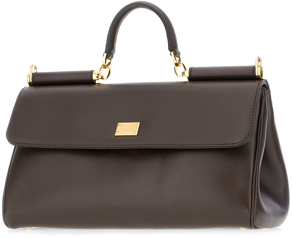 Dolce & Gabbana Dolce&gabbana Dark brown leather handbag Bruin