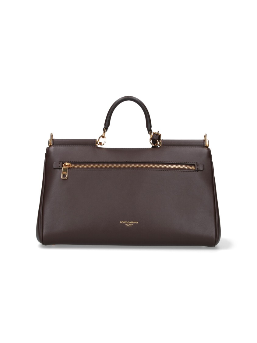 Dolce & Gabbana "My Sicily" Top Handle Bag – Brown Bruin