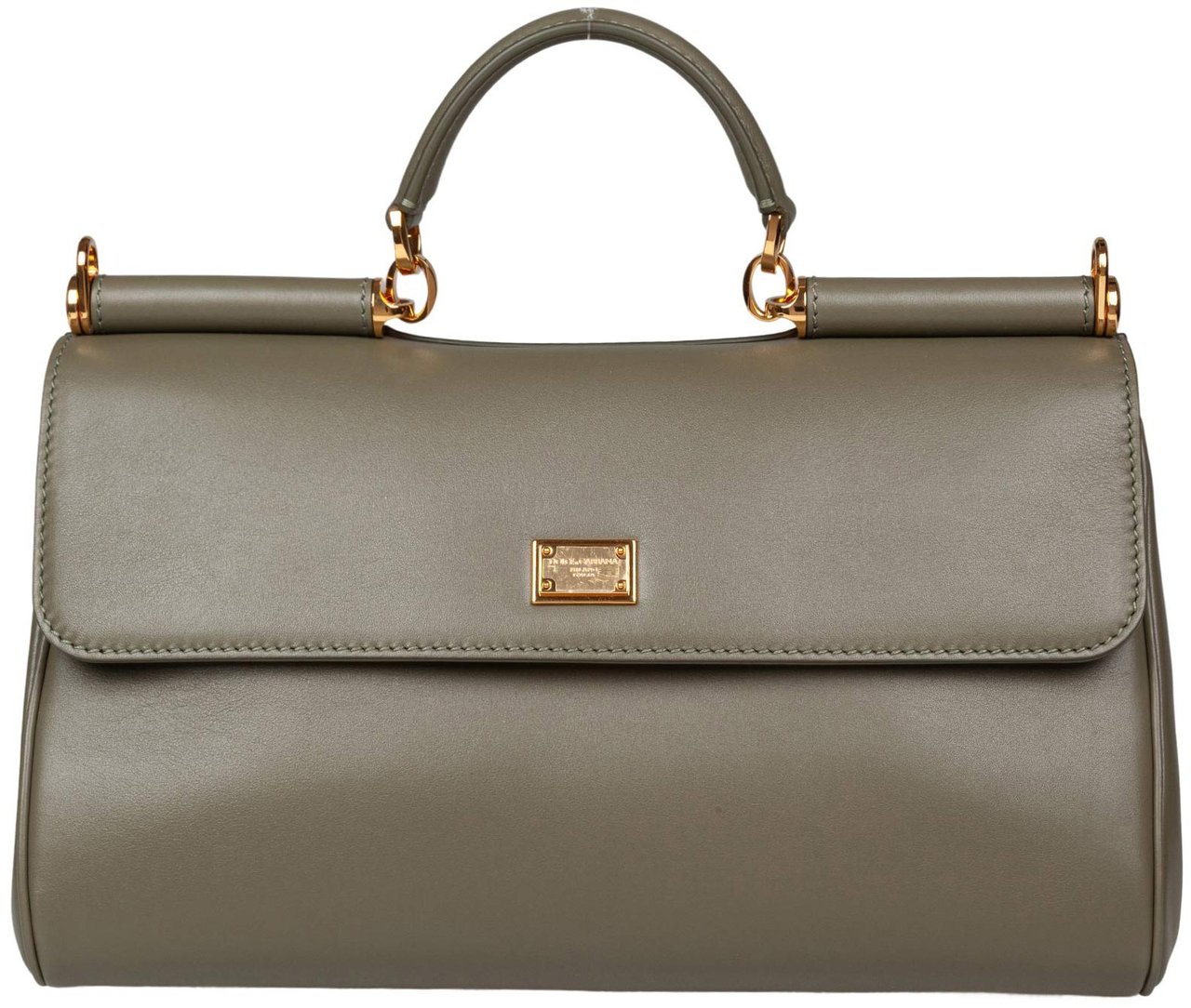 Dolce & Gabbana Dolce & gabbana vintage my sicily caramel leather bag Groen