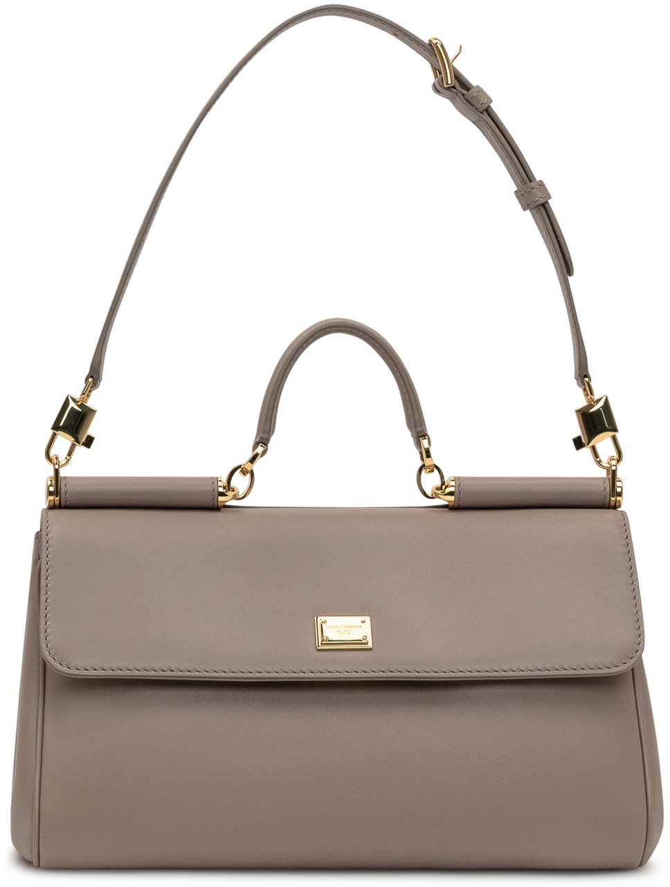 Dolce & Gabbana Borsa a Mano Sicily Media Taupe