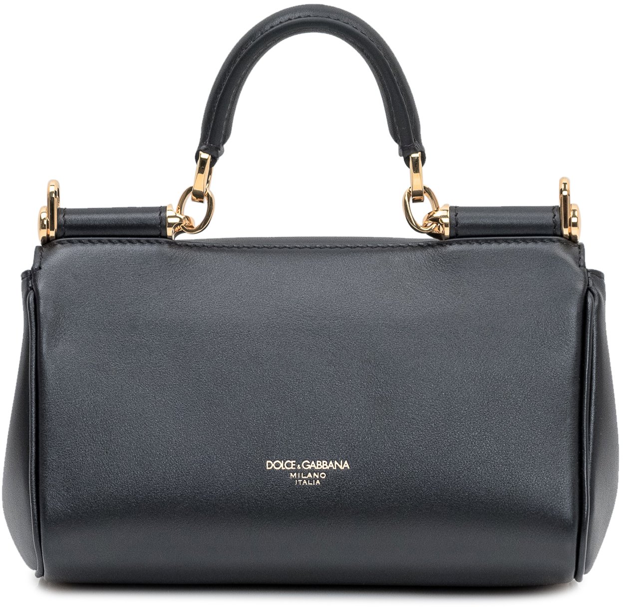 Dolce & Gabbana Borsa a Mano Sicily Zwart