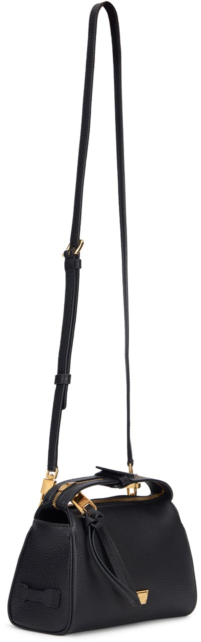 Dolce & Gabbana Shoulder bag Vittoria in leather Zwart