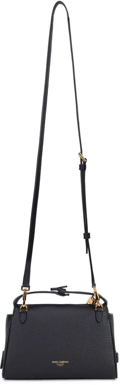 Dolce & Gabbana Shoulder bag Vittoria in leather Zwart