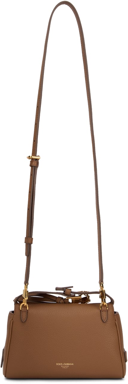 Dolce & Gabbana Vittoria shoulder bag in leather Bruin