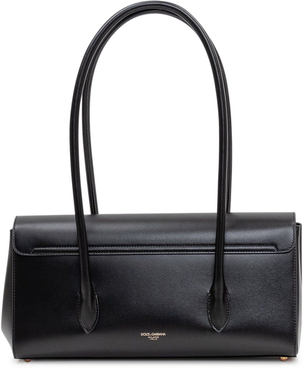 Dolce & Gabbana Borsa a Mano con Chiusura Metallica Zwart