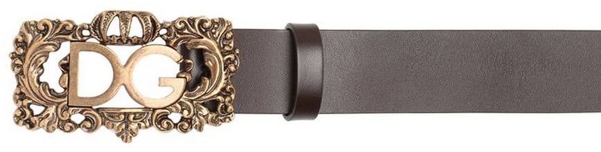 Dolce & Gabbana Belt Black Zwart