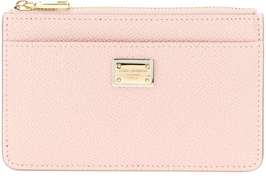 Dolce & Gabbana Dolce&gabbana Pink leather wallet Roze