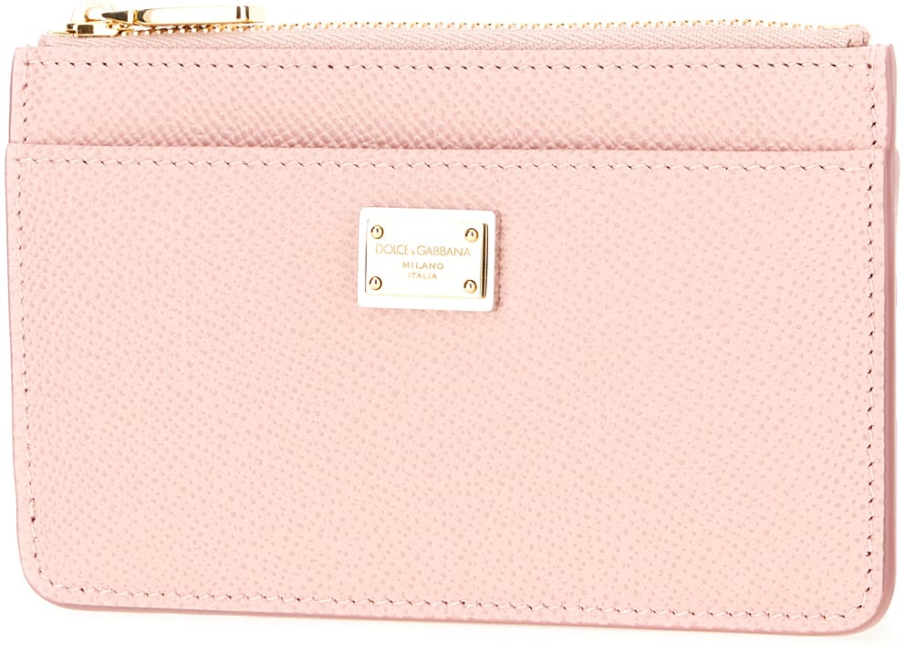 Dolce & Gabbana Dolce&gabbana Pink leather wallet Roze