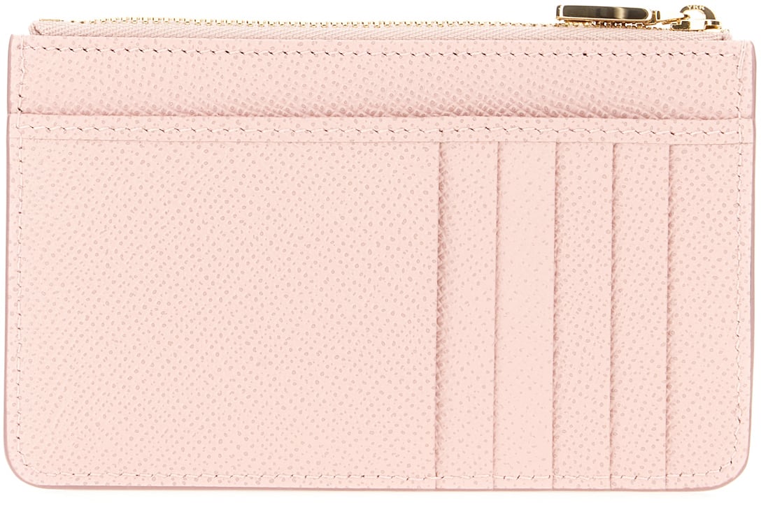 Dolce & Gabbana Dolce&gabbana Pink leather wallet Roze