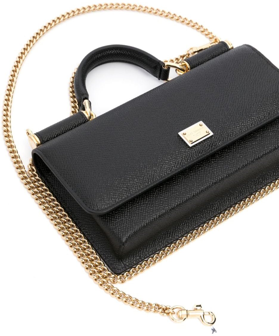 Dolce & Gabbana Small Phone Bag Nero Zwart