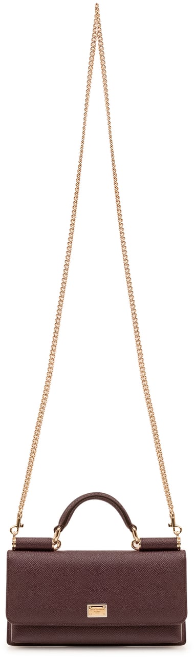 Dolce & Gabbana Phone Bag Sicily Bruin