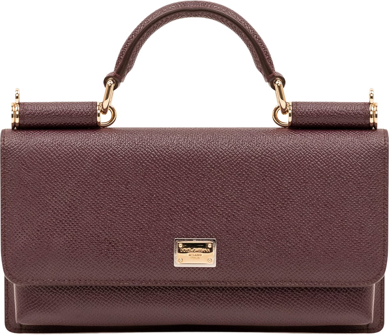 Dolce & Gabbana Phone Bag Sicily Bruin