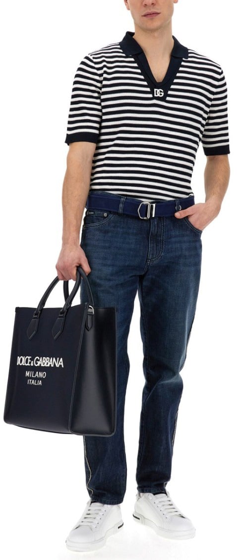 Dolce & Gabbana Large Shopping Bag Blauw