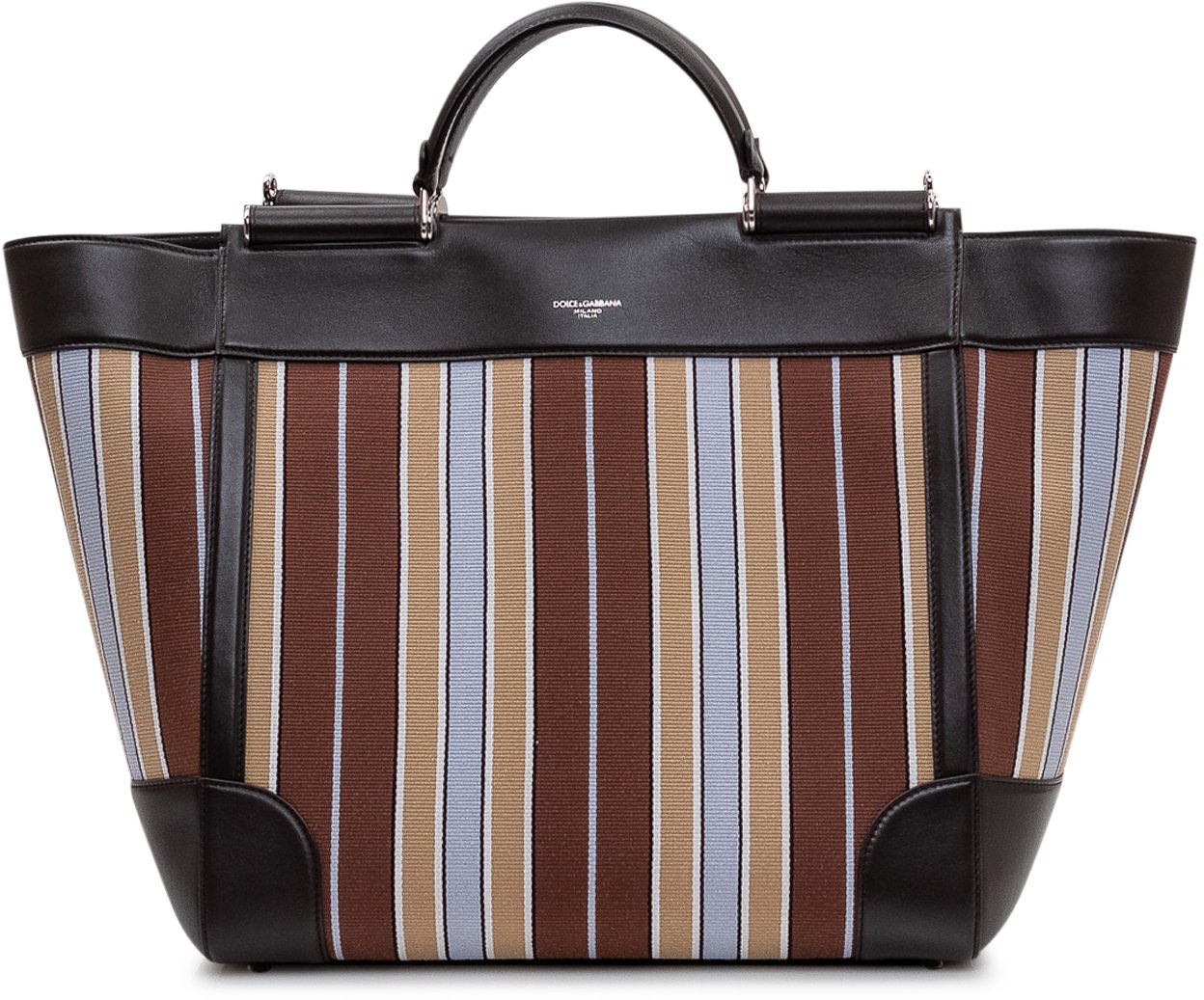 Dolce & Gabbana Borsa a Mano con Motivo a Righe Divers