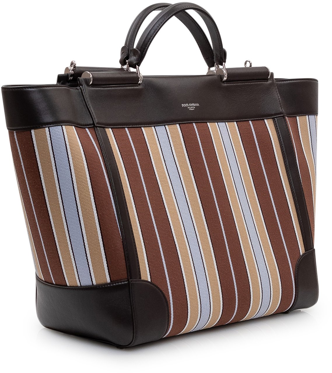 Dolce & Gabbana Borsa a Mano con Motivo a Righe Divers