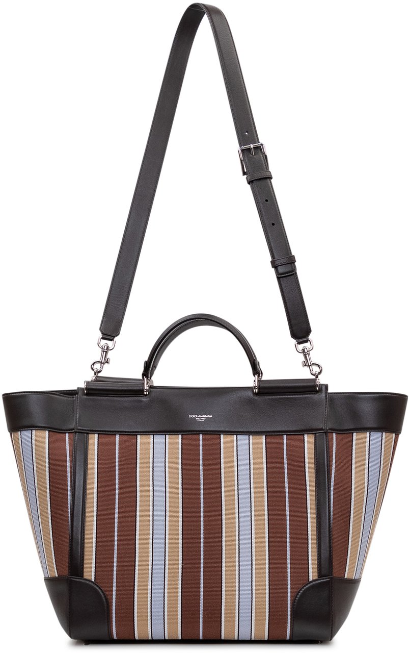 Dolce & Gabbana Borsa a Mano con Motivo a Righe Divers