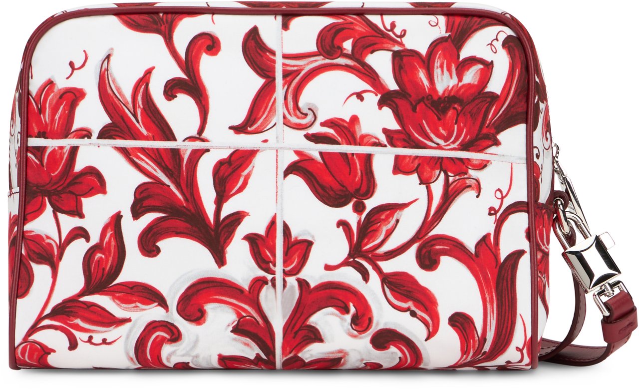 Dolce & Gabbana Handbag with majolica print Rood