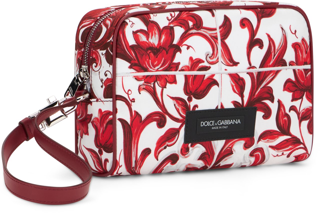 Dolce & Gabbana Handbag with majolica print Rood