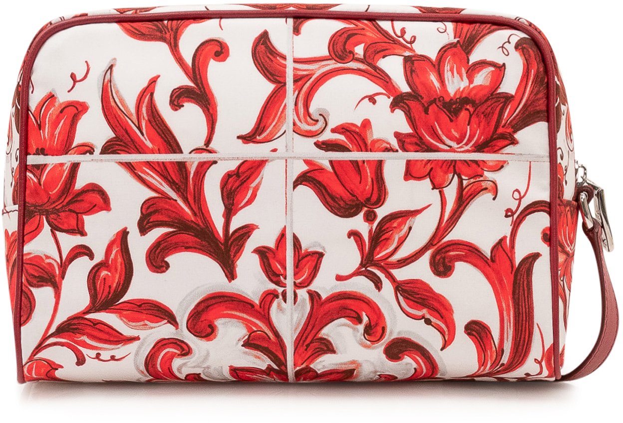 Dolce & Gabbana Pochette con Motivo Ornamentale Rood