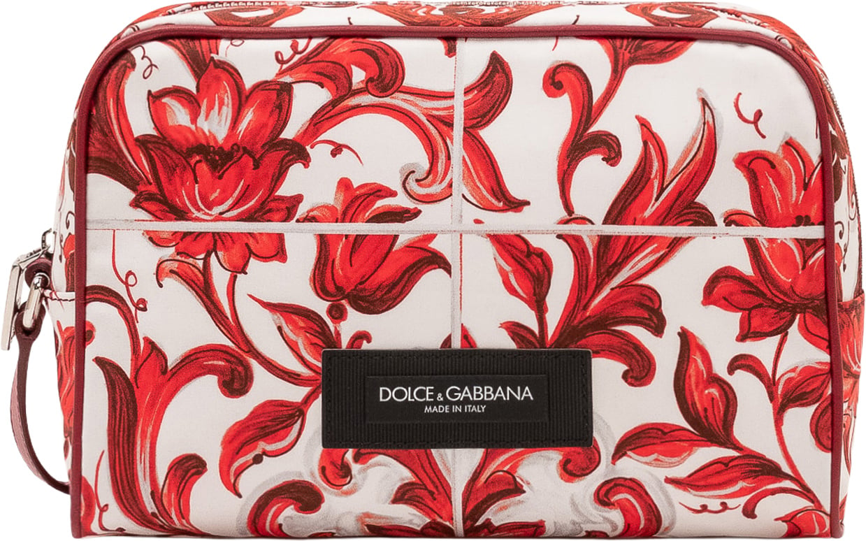 Dolce & Gabbana Pochette con Motivo Ornamentale Rood
