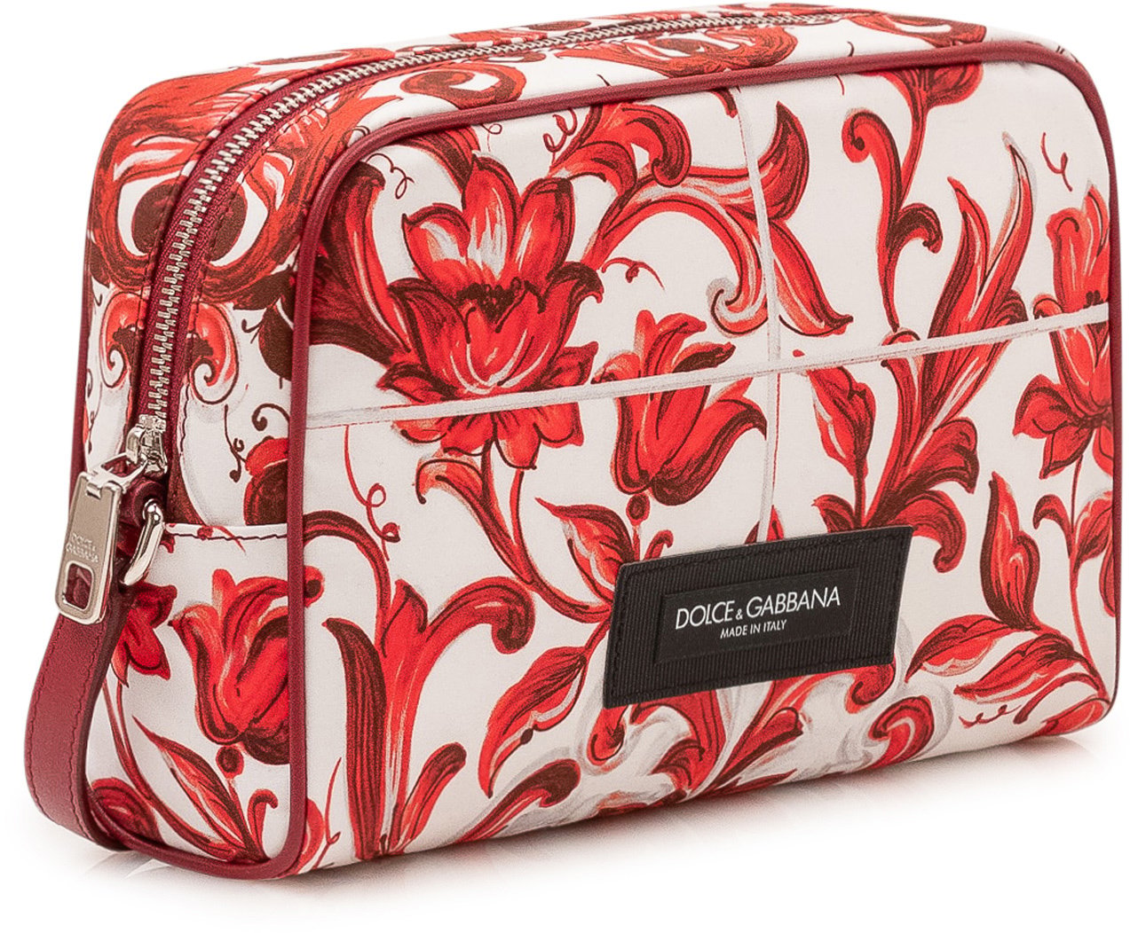 Dolce & Gabbana Pochette con Motivo Ornamentale Rood