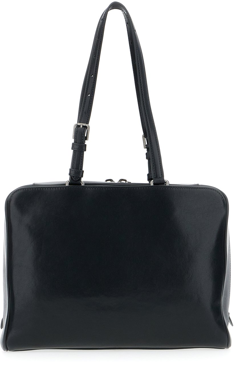 Dolce & Gabbana Dolce&gabbana Black leather handbag Zwart