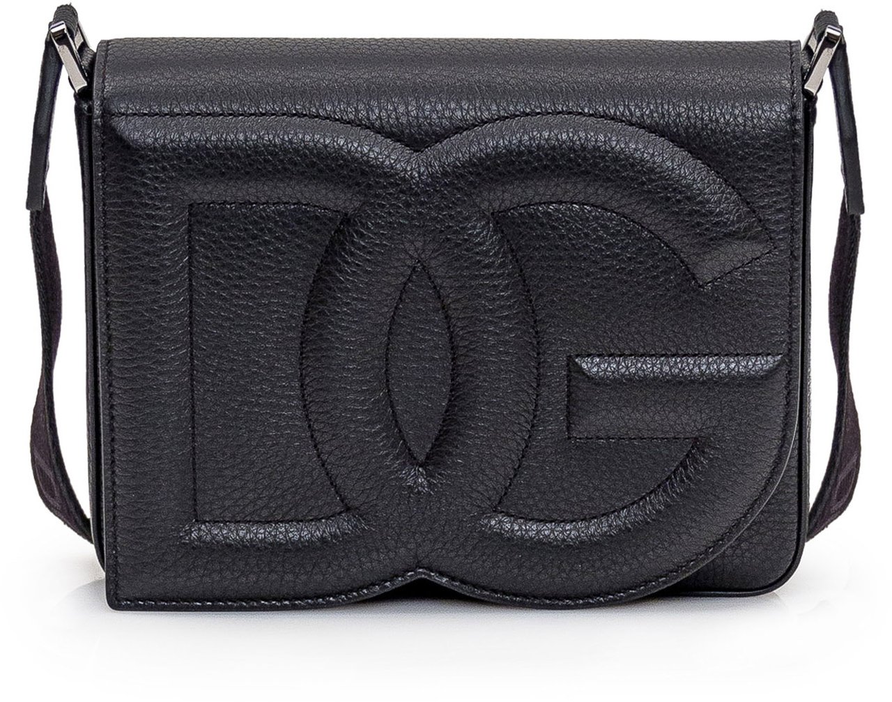Dolce & Gabbana Borsa Logo DG Media Zwart