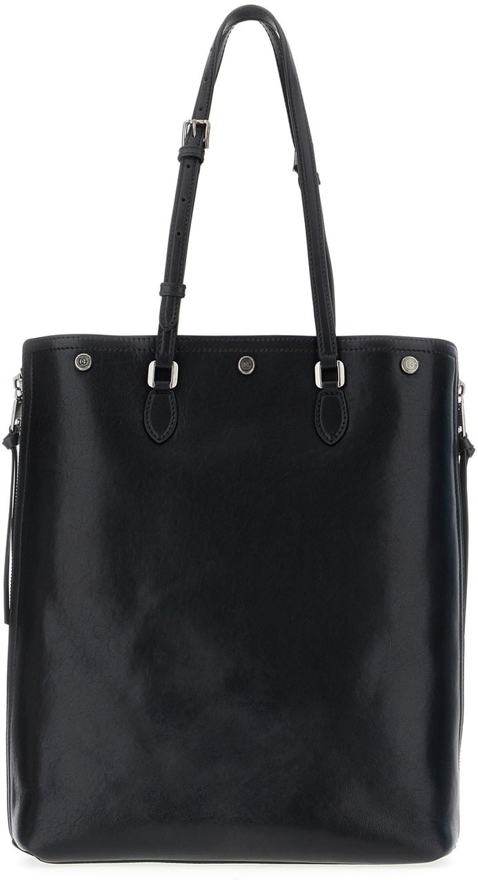 Dolce & Gabbana Dolce&gabbana Black leather shopping bag Zwart
