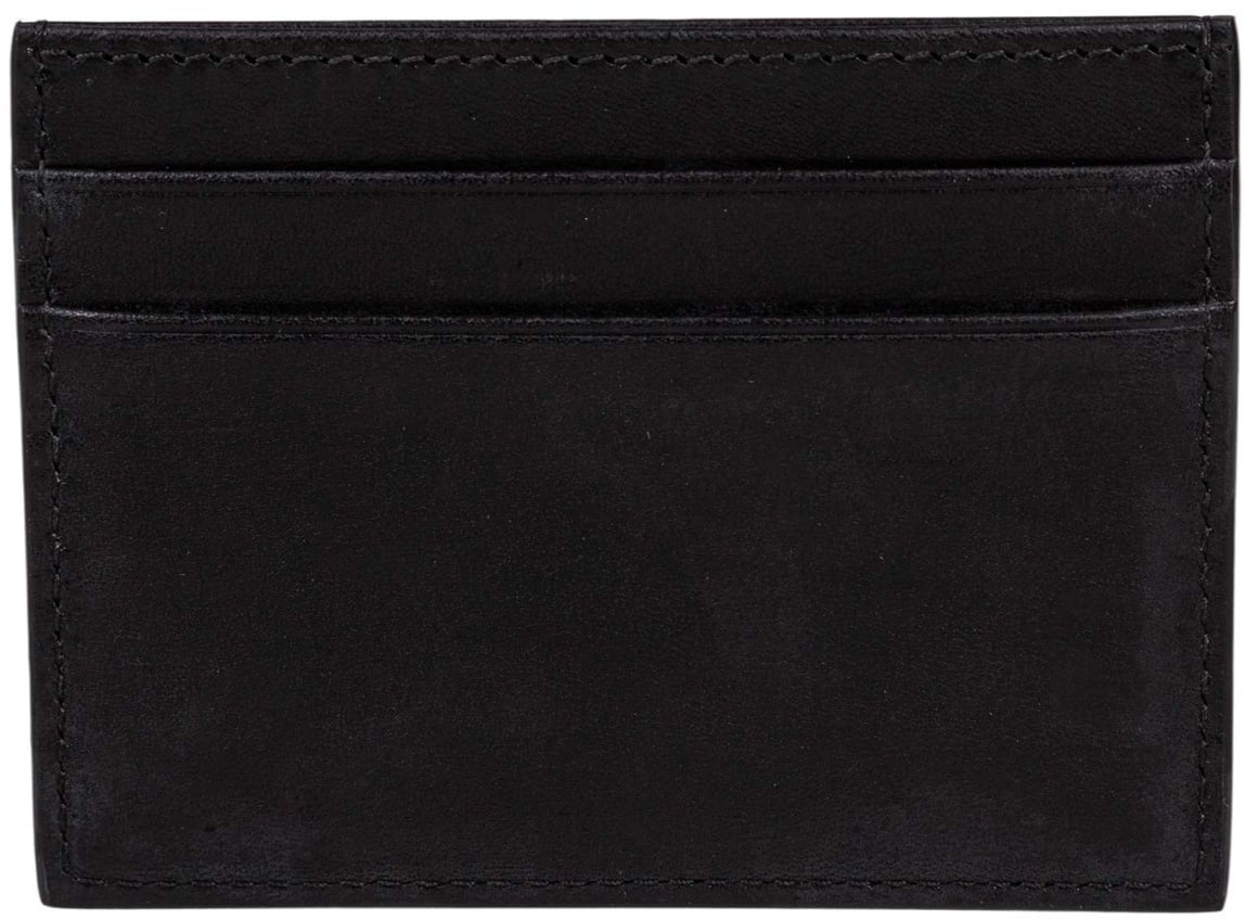 Dolce & Gabbana Dolce & gabbana leather credit card holder with dg logo Zwart