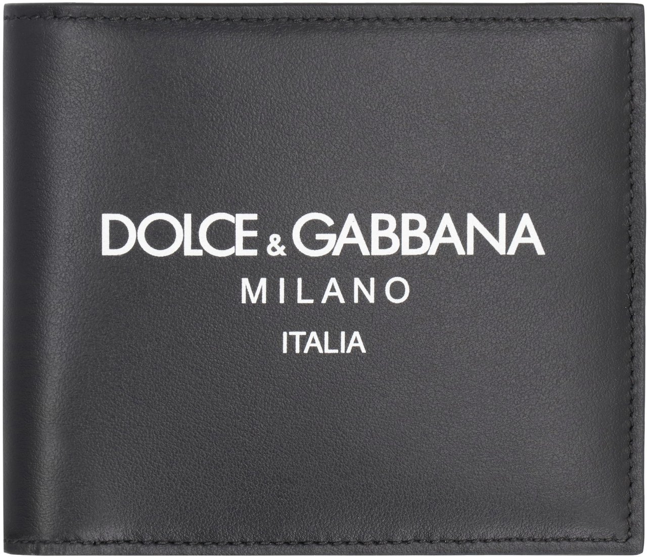 Dolce & Gabbana Leather flap-over wallet Zwart