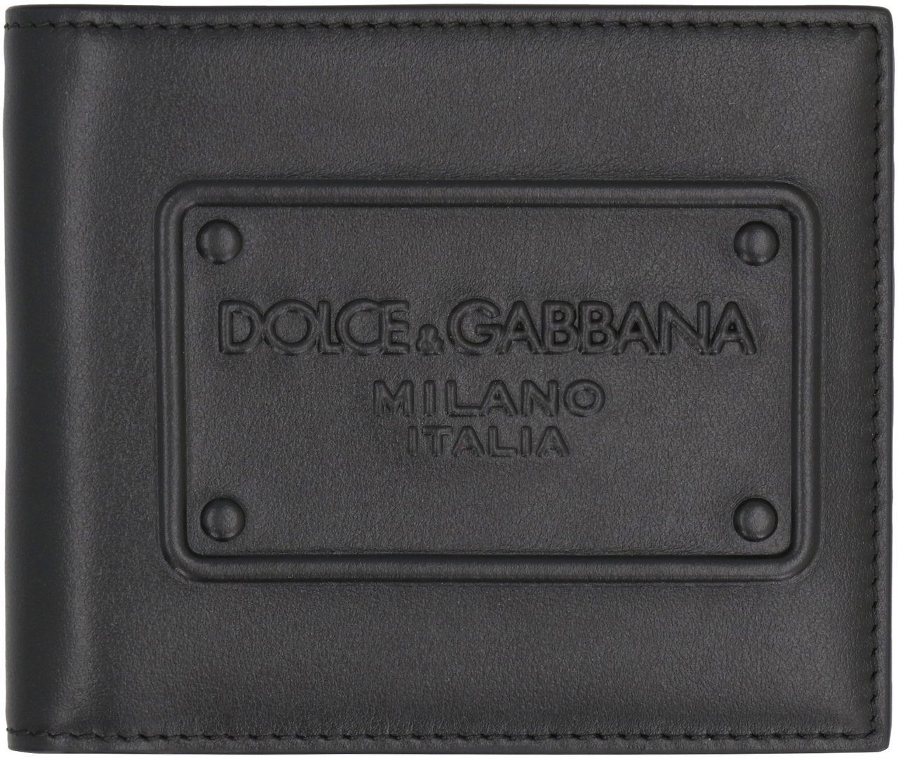Dolce & Gabbana Calf leather wallet Zwart