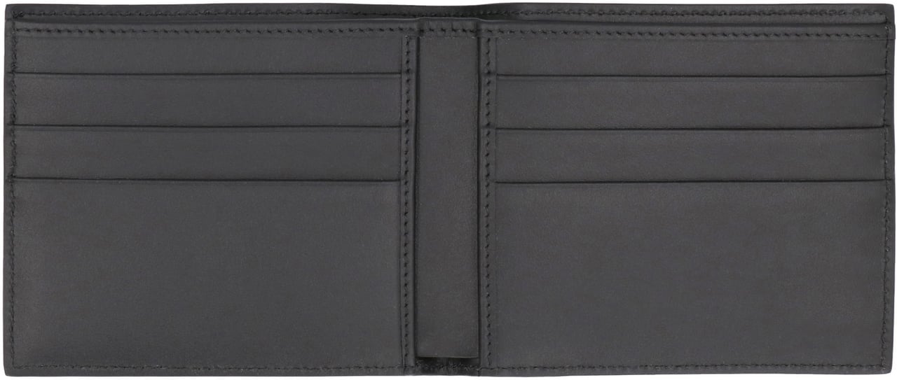 Dolce & Gabbana Leather flap-over wallet Zwart