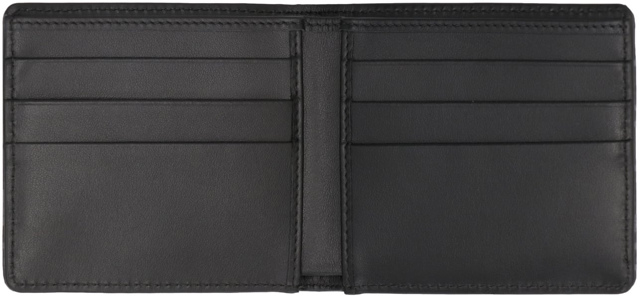 Dolce & Gabbana All-over logo wallet Zwart