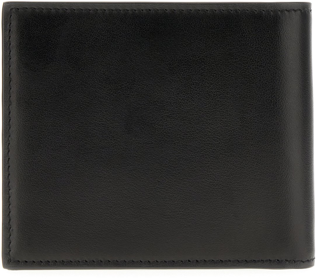 Dolce & Gabbana Dolce&gabbana Black leather wallet Zwart