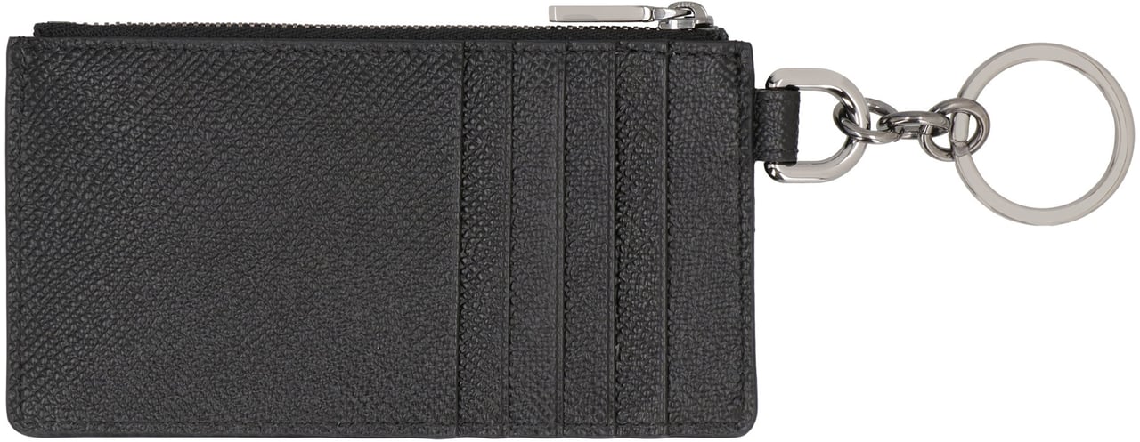 Dolce & Gabbana Leather card holder Zwart