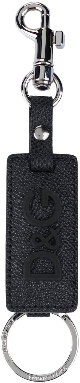 Dolce & Gabbana Keyholder schwarz Zilver