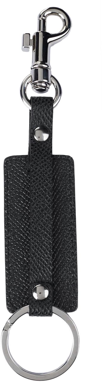 Dolce & Gabbana Keyholder schwarz Zilver