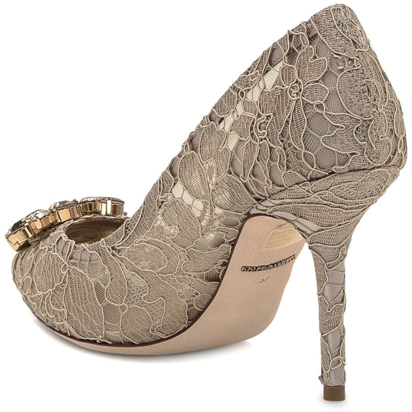 Dolce & Gabbana With Heel Beige Beige