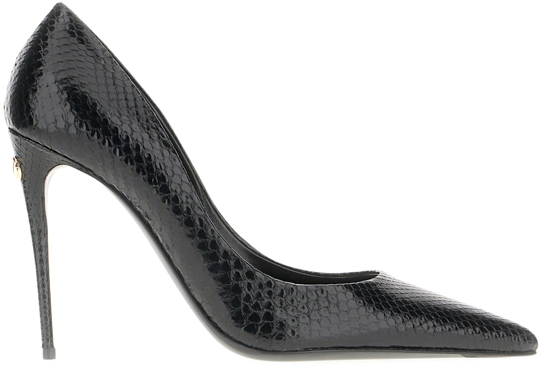 Dolce & Gabbana Dolce&gabbana Black python pumps Zwart