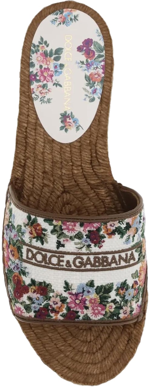 Dolce & Gabbana Dames Espadrilles Slippers Wit Wit