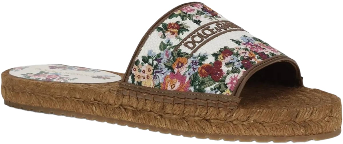 Dolce & Gabbana Dames Espadrilles Slippers Wit Wit