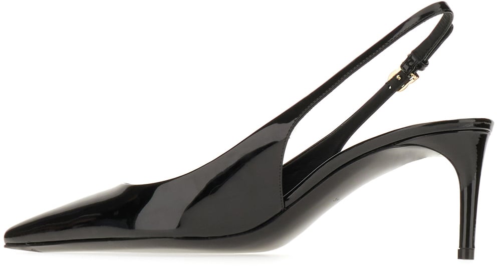 Dolce & Gabbana Dolce&gabbana Black leather pumps Zwart