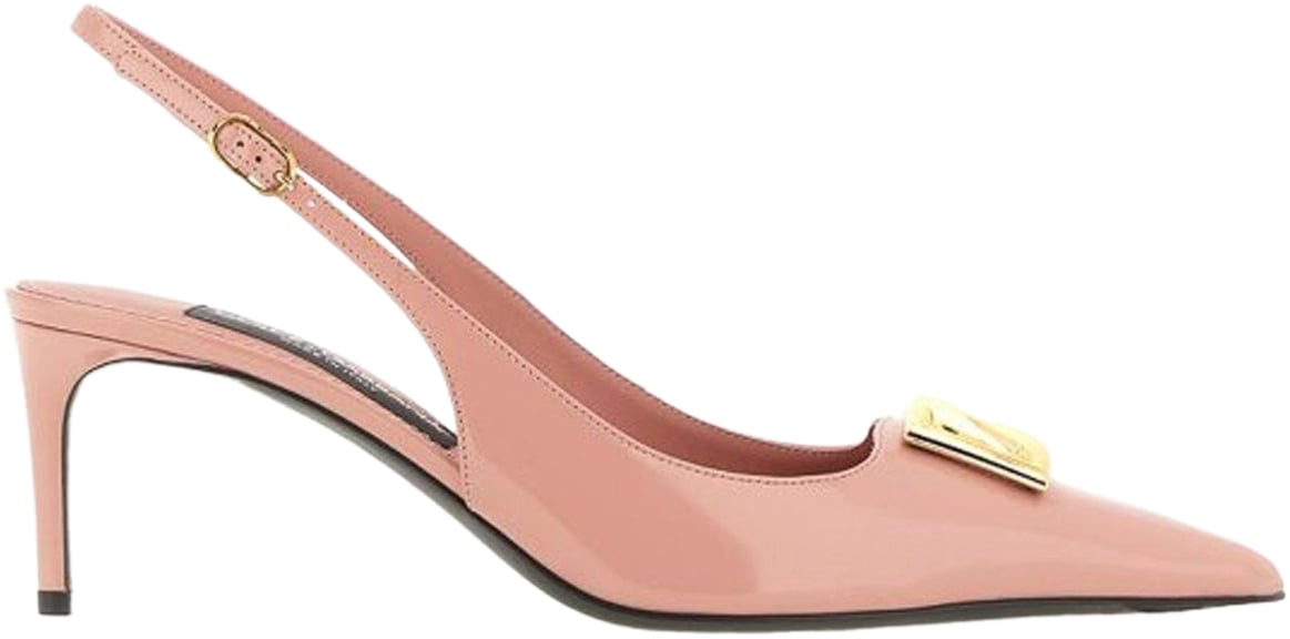 Dolce & Gabbana Dolce & Gabbana Lollo Leather Pumps Roze