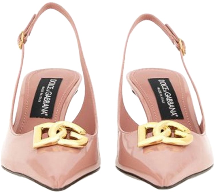 Dolce & Gabbana Dolce & Gabbana Lollo Leather Pumps Roze