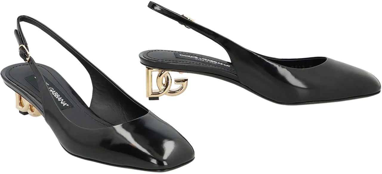 Dolce & Gabbana Dolce & Gabbana Jackie Slingback Pumps Zwart