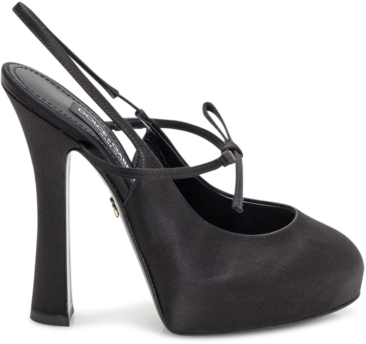 Dolce & Gabbana Slingback Platform Zwart